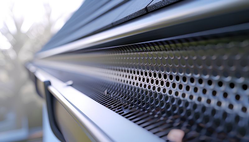 Rain Gutter Cover Installation